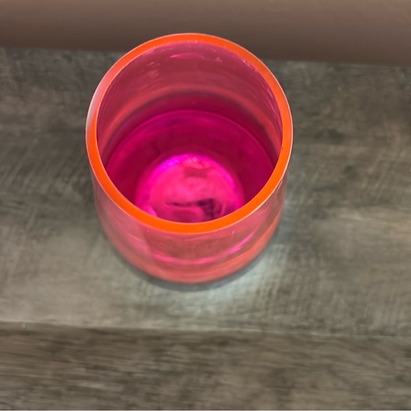 Pink Glass Vase - Picture 2 of 2